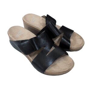 Dansko Women's Lacee Wedge Sandal Black US‎ 8 EU 38